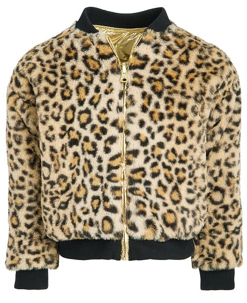 Epic Threads Toddler Girls Reversible Faux Fur Metallic Bomber Jacket Created For Macy S Reviews Coats Jackets Kids Macy S