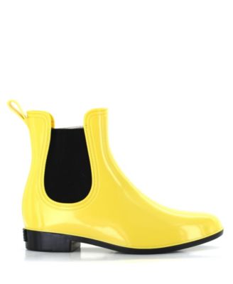 yellow chelsea rain boots