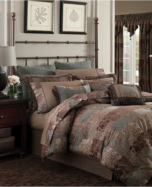 Croscill Galleria Brown King 4 Pc Comforter Set Reviews Bedding Collections Bed Bath Macy S