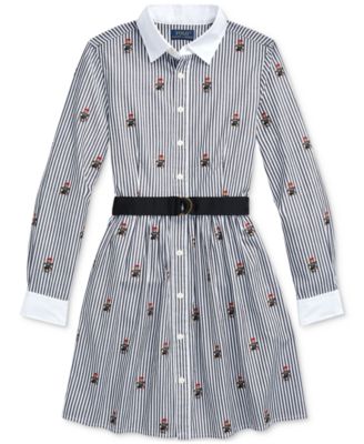 ralph lauren girls shirt dress