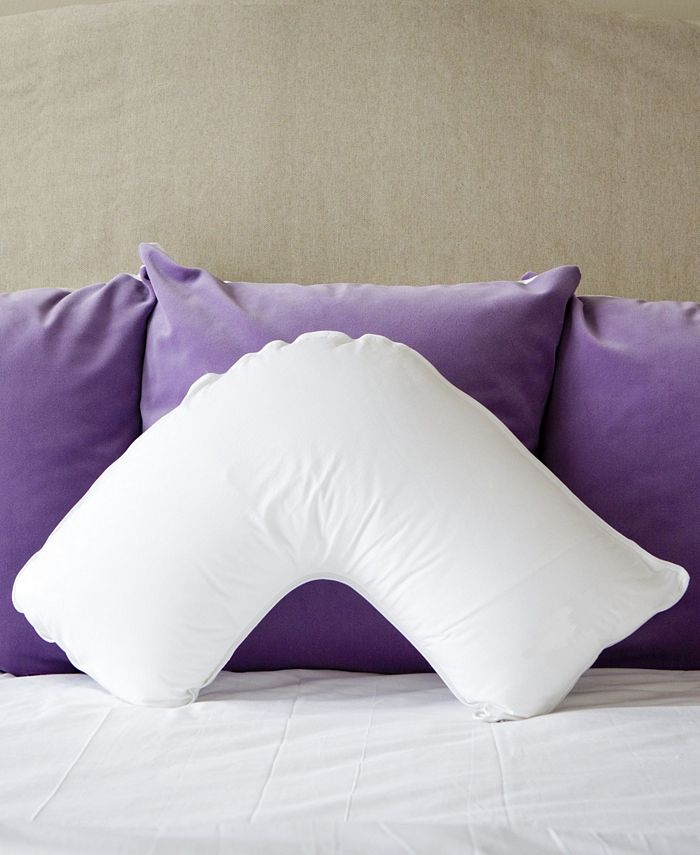 The Pillow Bar Down Alternative Side Sleeper Pillow & Reviews Pillows Bed & Bath Macy's