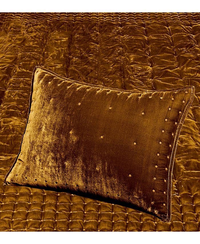 Martha Stewart Collection CLOSEOUT! Tufted Velvet King Sham, Created