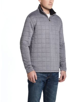 Quilted Quarter-Zip Pullover 