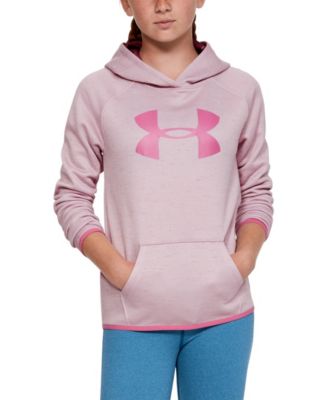 pink under armour hoodies