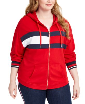 plus size zip up sweatshirt