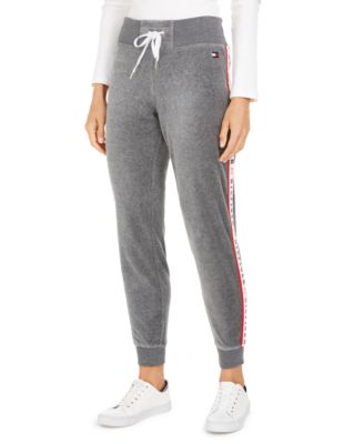 tommy hilfiger contrast taping lounge jogger pants