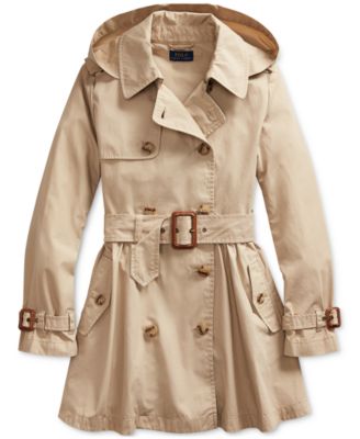 macy's ralph lauren trench coat