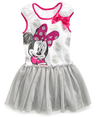 Disney Girls Dress, Little Girls Minnie Mouse Tutu Dress - Kids - Macy's