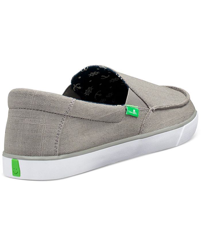 sanuk men's sideline linen 2 loafer flat