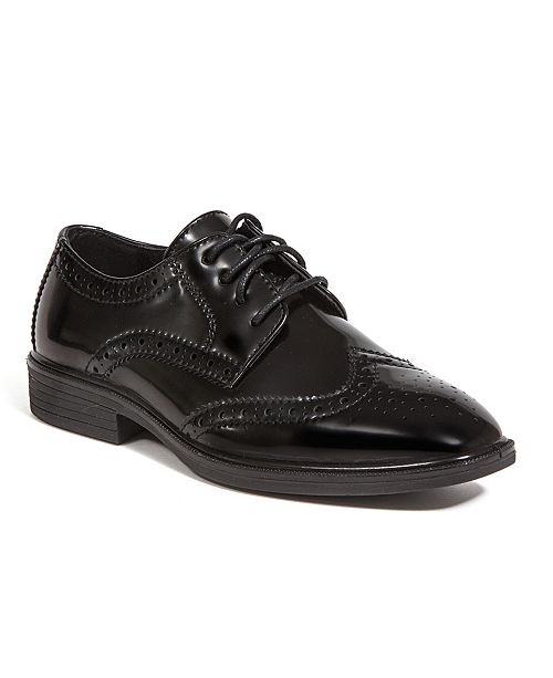 Deer Stags Little And Big Boys Taro Jr Stylish Lightweight Dress Comfort Classic Wingtip Oxford Shoes Reviews Kids Macy S
