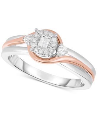 14k Rose Gold-Plated Sterling Silver 
