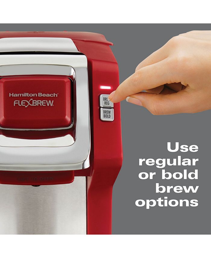 Hamilton Beach FlexBrew Deluxe SingleServe Coffee Maker & Reviews