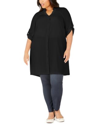 macys alfani plus size tops