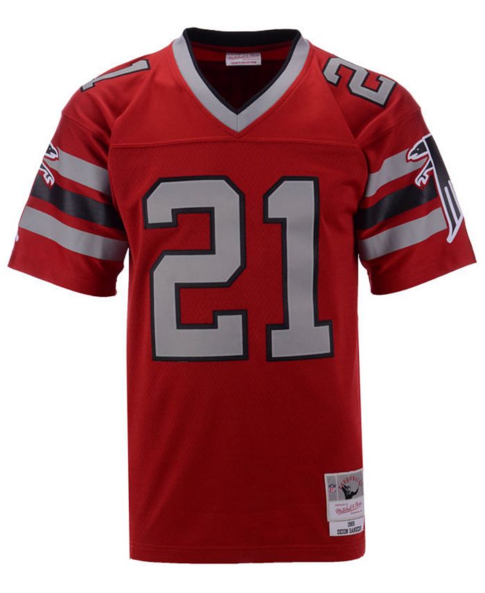 Mitchell & Ness Deion Sanders Atlanta Falcons Replica Throwback Jersey & Reviews Sports Fan