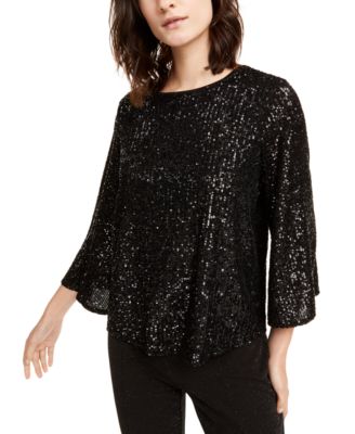 alfani sequin top