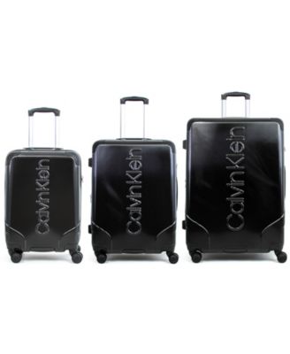 macy's calvin klein luggage