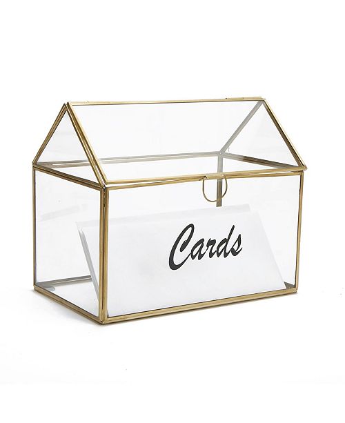 Mind Reader Glass Card Holder Box Wedding Card Clear Box Reviews Macy S