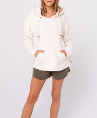 chenille hooded sweater