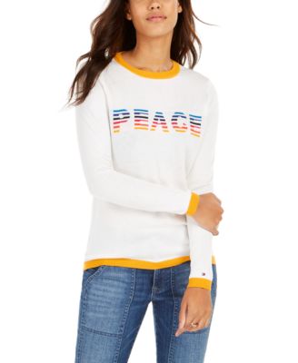 tommy jeans rainbow t shirt