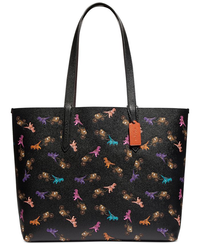 COACH Rexy And Carriage Repeat Print Highline Tote, Created for Macy's ...