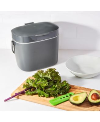 Контейнер для компоста OXO объемом 1,75 галлона, древесный уголь