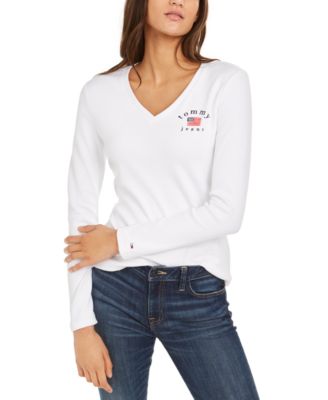 tommy jeans long sleeve top