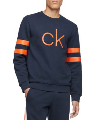 calvin klein orange sweatshirt