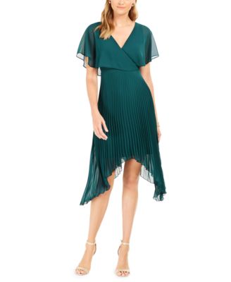macys green cocktail dress