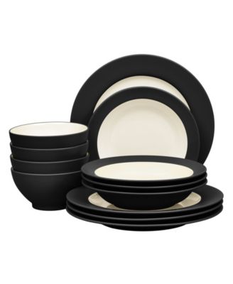 Набор посуды Noritake Colorwave Rim из 12 предметов