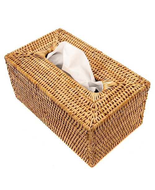 Artifacts Trading Company Rattan Rectangular Tissue Box Cover Reviews Bathroom Accessories Bed Bath Macy S