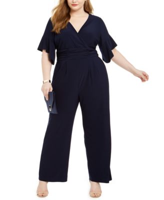 plus size jersey jumpsuit