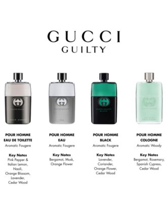 difference between gucci guilty and gucci guilty black