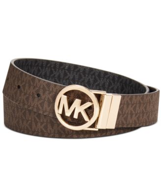 mk leather belt