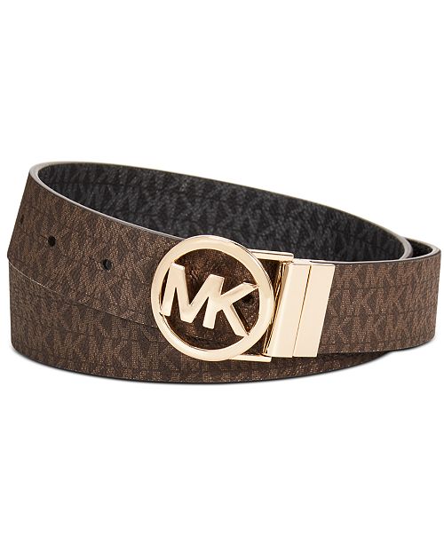 Michael Kors Reversible Signature With Logo Buckle Belt Reviews Handbags Accessories Macy S I wished you loved me by. reversible signature with logo buckle belt