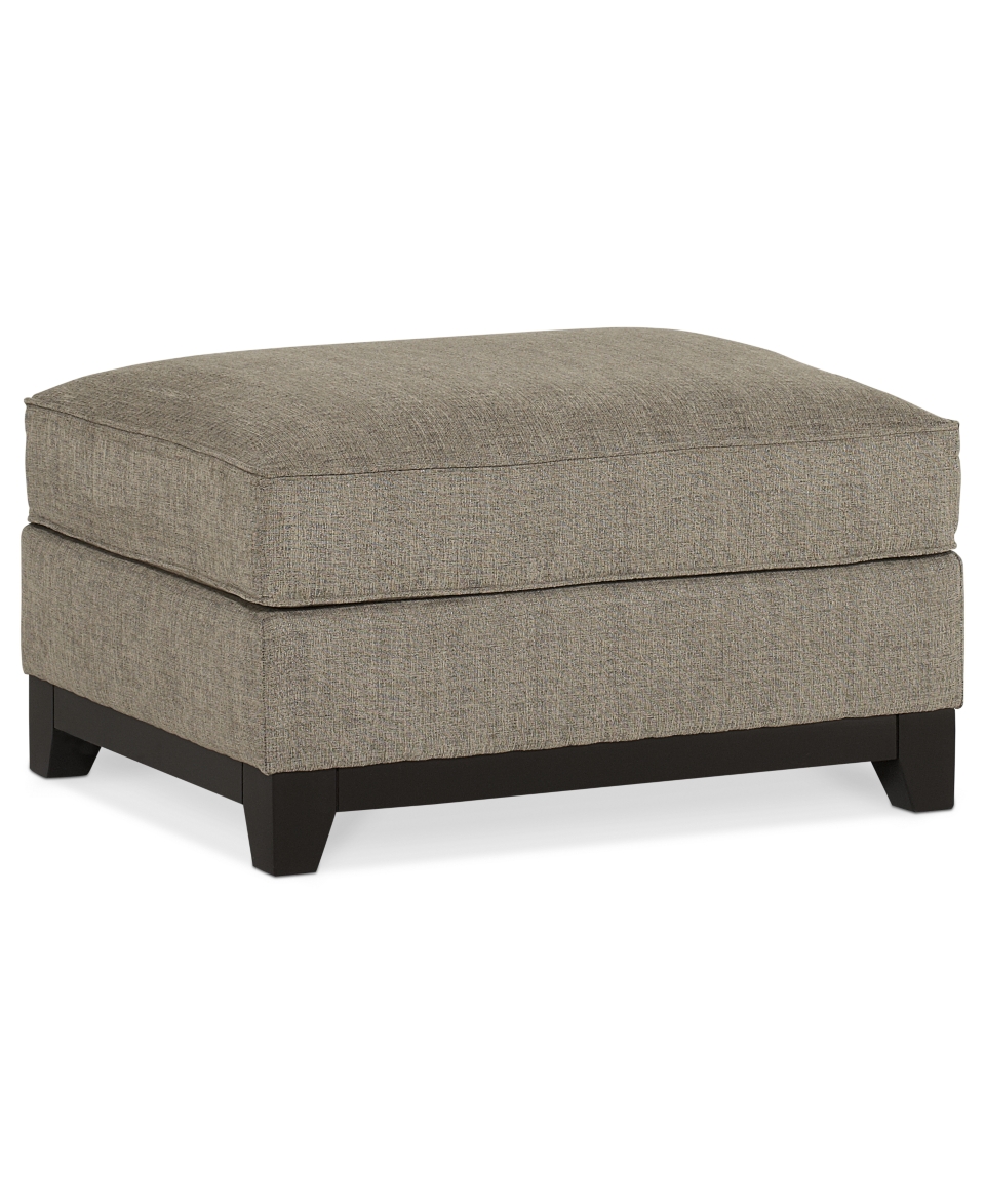 Clarke Fabric Ottoman   Furniture