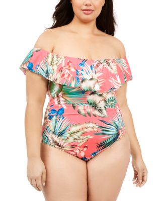 macys plus size swimwear