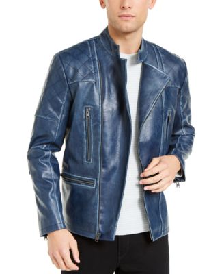 macys leather moto jacket