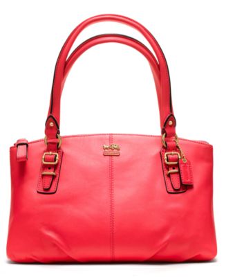 COACH MADISON LEATHER SMALL BAG - COACH - Handbags & Accessories - Macy's