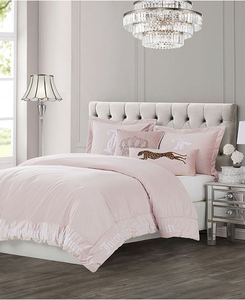 Juicy Couture Velvet 3 Piece Queen Comforter Set Reviews Home Macy S