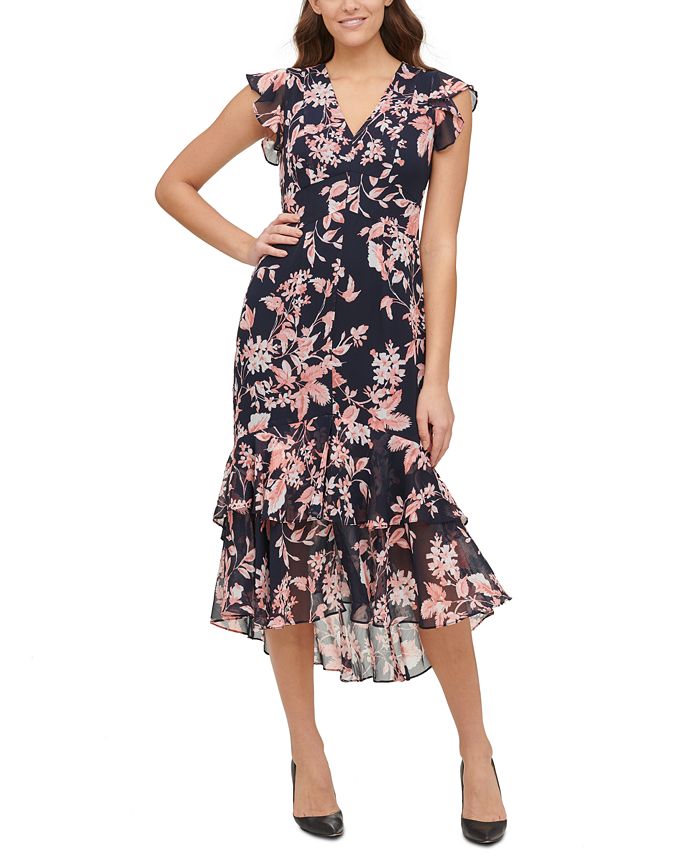 Tommy Hilfiger Virginia Floral Maxi Dress & Reviews - Dresses - Women ...