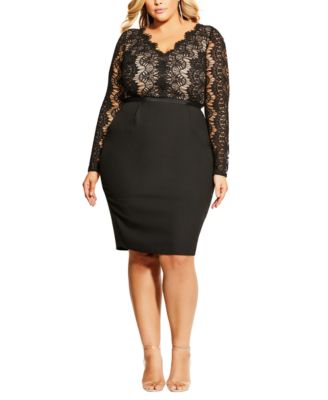 plus size hourglass dress