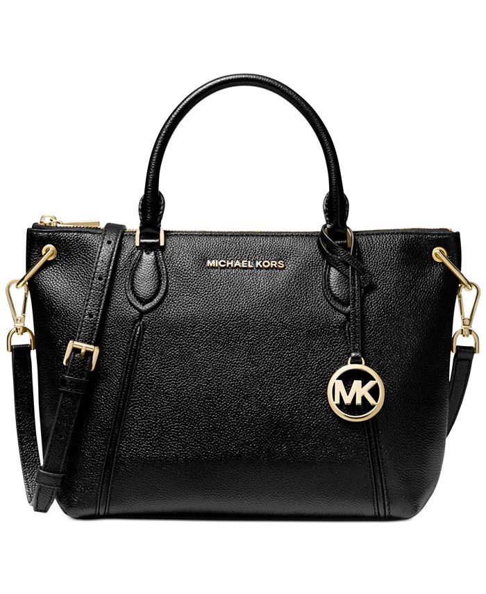 Michael Kors Sierra Leather Medium Satchel & Reviews - Handbags ...