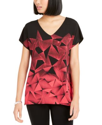 alfani petite tops macys