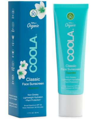 Солнцезащитный лосьон для лица COOLA Coola Classic SPF 30 - Огуречный