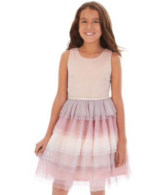 girls sequin tulle dress
