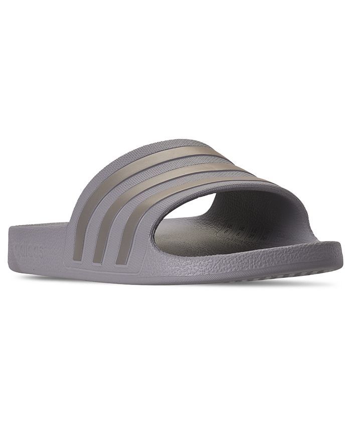 Adidas Women S Originals Adilette Aqua Slide Sandals From Finish Line Reviews Finish Line Women S Shoes Shoes Macy S