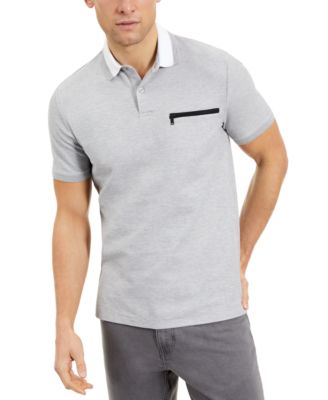 zip up polo shirt mens