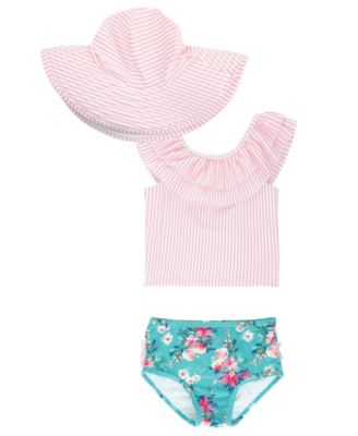 girls ruffle tankini