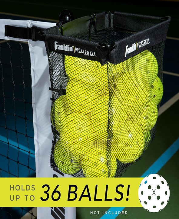 Franklin Sports Pickleball Mesh Ball Holder Attaches To Pickleball