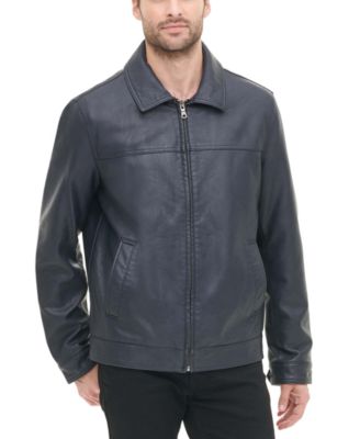 macys michael kors mens leather jacket